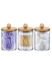 3 set organizer with bamboo lid , brand new