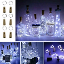Wine Bottle Lights Battery Operated LED Fairy Mini String Lights for Christmas 