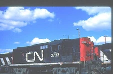 CNR 3733 RS-18, Toronto, On, 04/80; Kodachrome Original