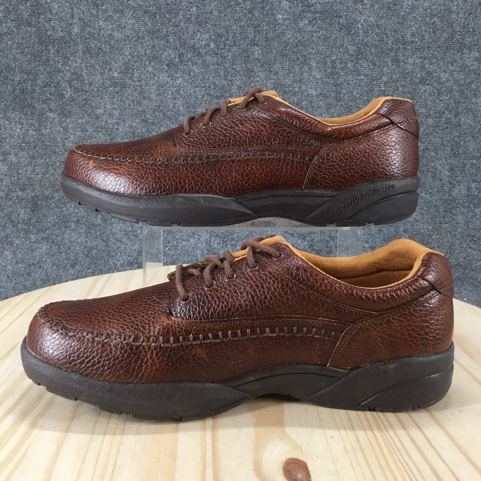 Zapatos Dr Comfort Para Hombres 12 W Semental Informales Oxford Cuero Marrón Sin usar, en caja, Puntera con cordones Foto 2 de 4