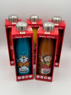 Kelloggs Thermosflasche Trinkflasche | 5 Designs zu Auswahl | Smacks | Frosties