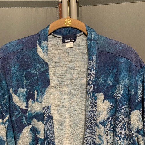 PD-Women's Basic Editions Cardigan, XXL, Blue - Picture 5 of 6