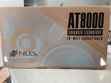 (2) Niles AT8000 8" In-Wall Loud Speakers. !! Includes Frame/Grill & Bracket Kit