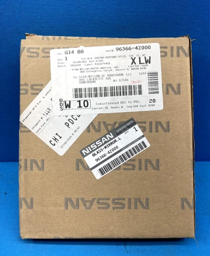 Genuine OEM Nissan Sentra Left Mirror Glass Replacement 96366-4Z000