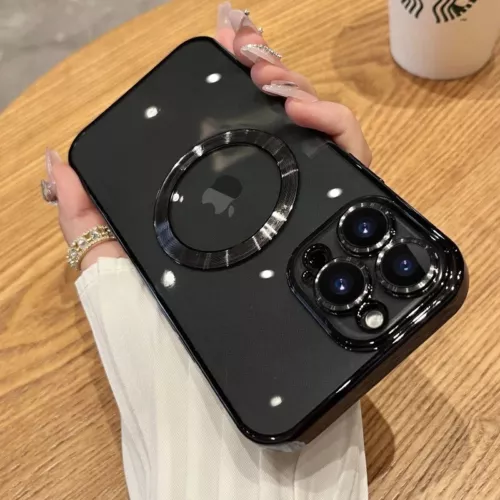 Etui na Apple iPhone 16 15 14 13 12 Pro Max odporne na wstrząsy magnetyczne silikonowe etui - Zdjęcie 4 z 30