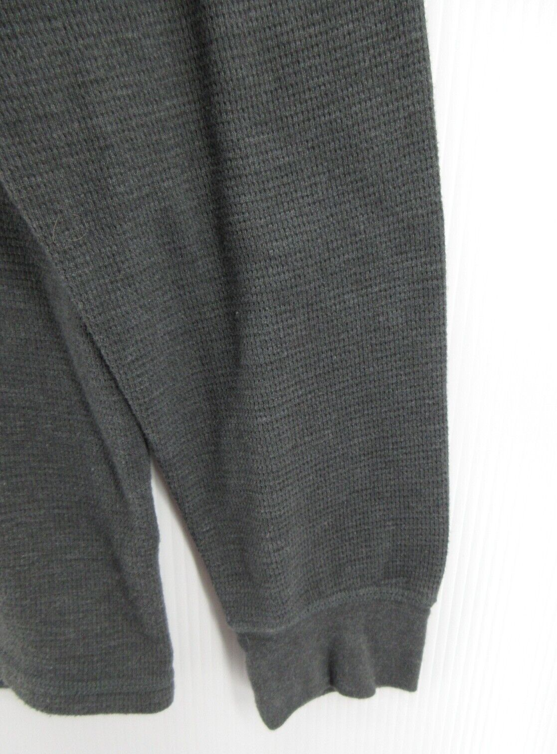 Polo Ralph Lauren uomo grande grigia pigiama maglietta termica bianca pony waffle