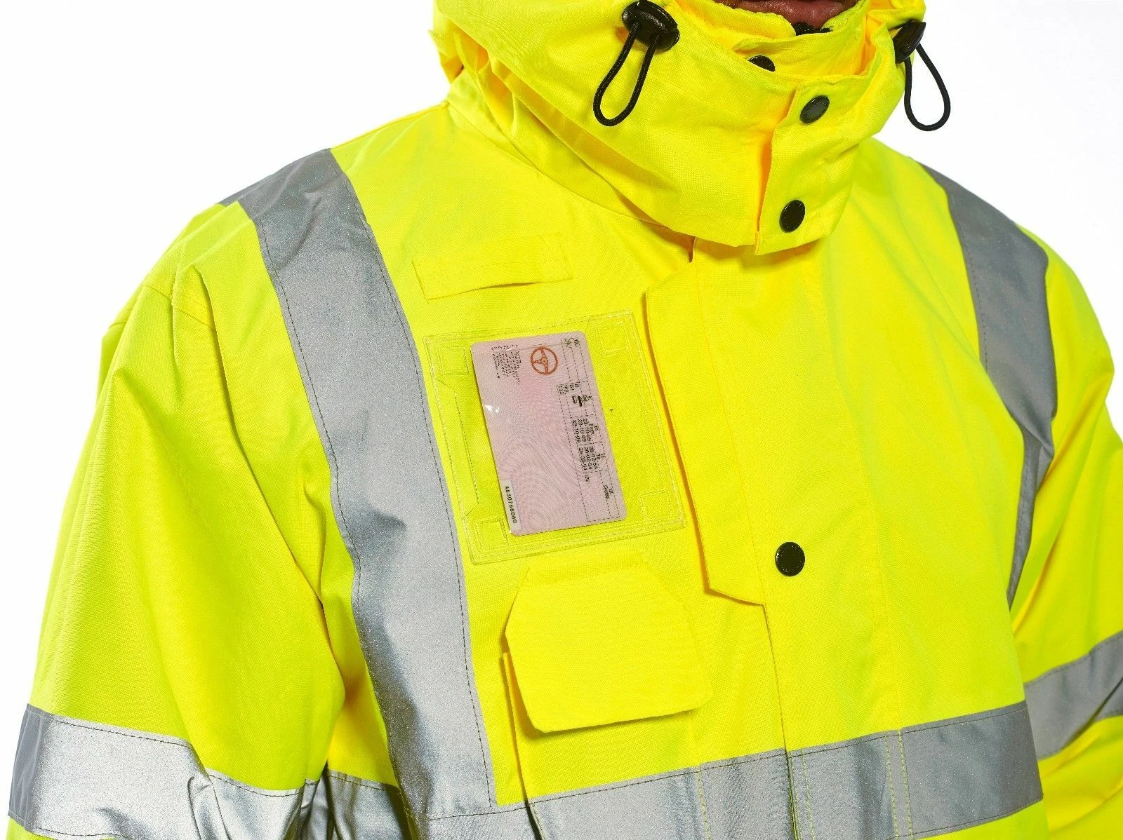 Portwest US427 Hi-Vis Reflective Waterproof 7 in 1 Safety Work Jacket ANSI image 7