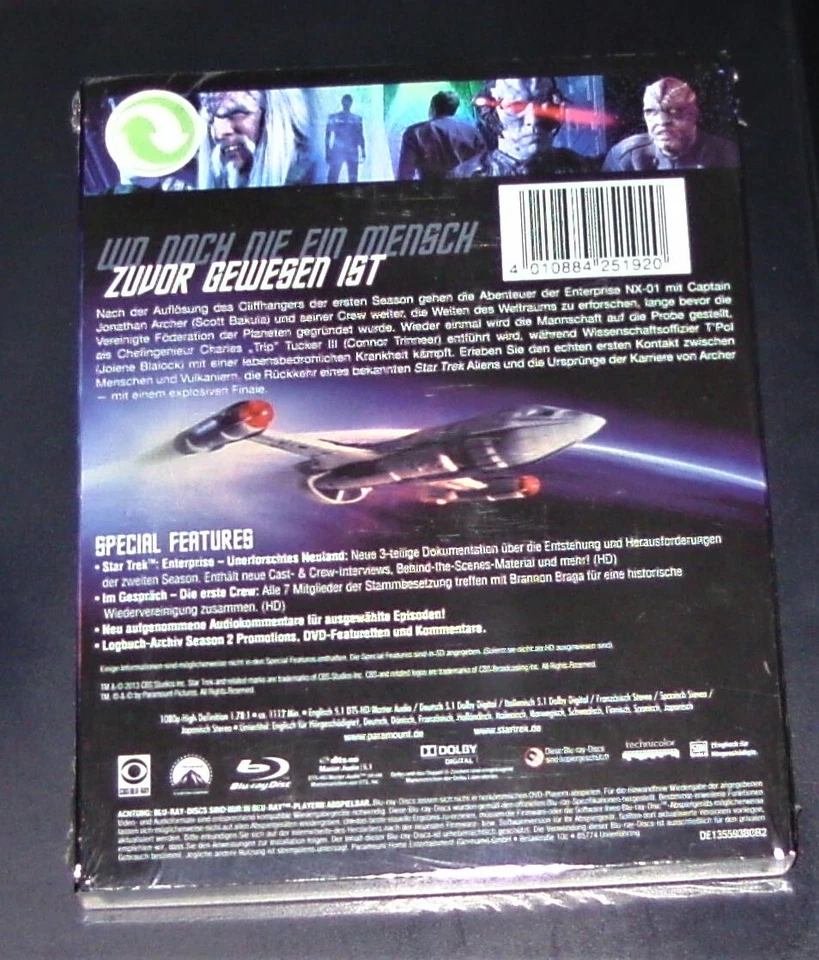 Star Trek Enterprise Season 2 Limited Collectors Edition Blu Ray in Box New - Image 2 of 4
