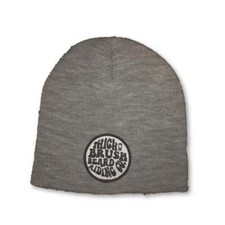 THIGHBRUSH  BEARD RIDING COMPANY Beanies - Patch on Front - Grey