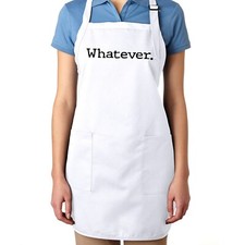 Whatever Sarcasm Sarcastic Funny Kitchen Apron Hilarious Gift Full-Length Apron