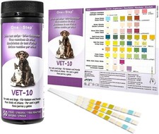 Urinteststreifen für die Tiermedizin 50 Stück - Prüfung auf 10 Indikatoren