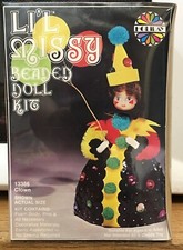 Walco Li'l Missy Beaded Doll Kit Sequin Vintage 1978 Clown 13386 Balloons New