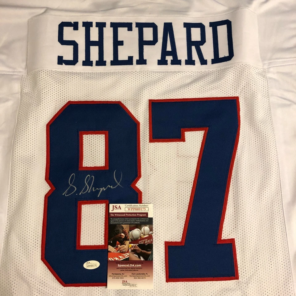  Sterling Shepard Signed Autographed Custom GIANTS Jersey JSA Witnessed COA - Image 2 of 4