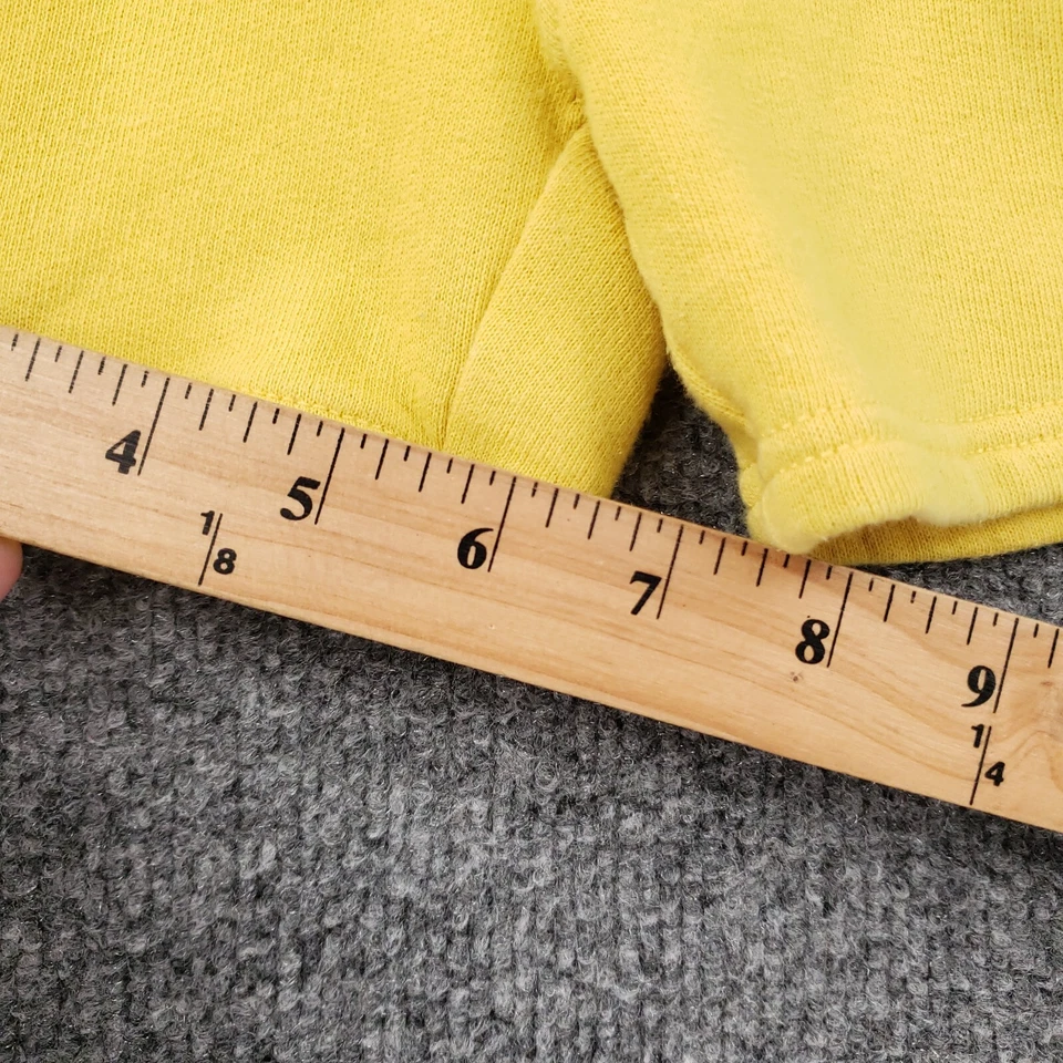 Ralph Lauren Polo Bear Sweatshort Baby Boys 24M Yellow Embroidered Drawstring - Image 4 of 4