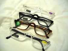 Men's 1/2 Moon Reading Glasses 1.00 ~ 4.00 Women's Half Moon Spring Hinges R216S
