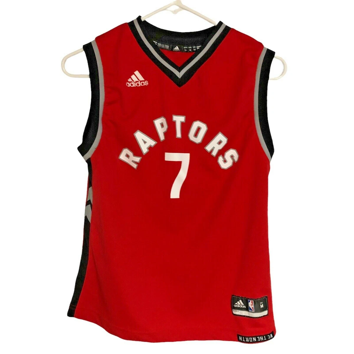 Adidas Toronto Raptors Kyle Youth Medium Number 7 Jersey NBA Red V | eBay