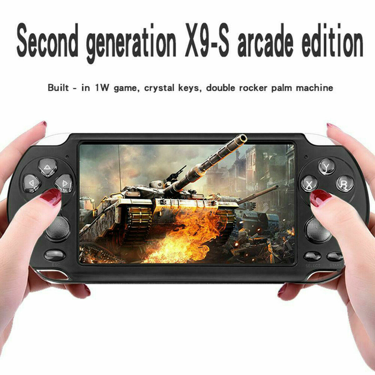 5.1” 8GB Retro Handheld Game Console Portable Video Game Built in 10000 Games