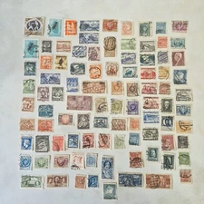 Poland Stamps Vintage Mixed Lot Polska Off Paper Collectable.