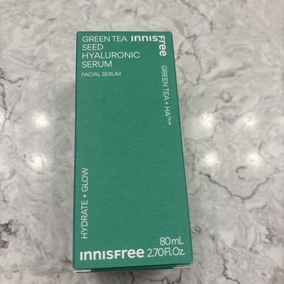 InnisFree Green Tea Seed Hyaluronic Facial Serum Hydrate + Glow 2.70 Oz New 