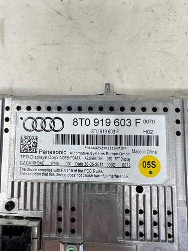Pantalla de tablero de audio 8T0919603F compatible con AUDI A4 09-16 - Imagen 3 de 3