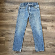 33x32 Vintage Levi s 501xx Jeans 1990s medium wash Straight Leg USA