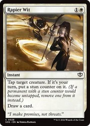 Rapier Wit #28 Foil Common Secrets of Strixhaven MTG
