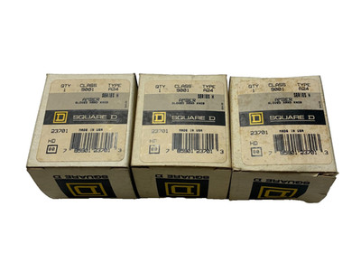 SQUARE D 9001A24 Amber Selector Switch Knob (Lot of 3)