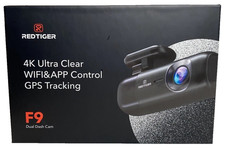 REDTIGER F9 4K Dash Cam Front And Rear Dash Camera WiFi GPS with Free 32GB Card
