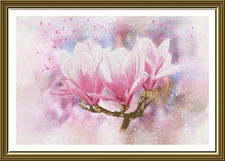 Creative Сross Stitch Embroidery Kit "Magnolia Alexandria" Nova Sloboda