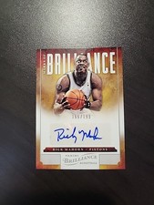 2012-13 Panini Brilliance - Marks of Brilliance Rick Mahorn #52 /199 (AU)