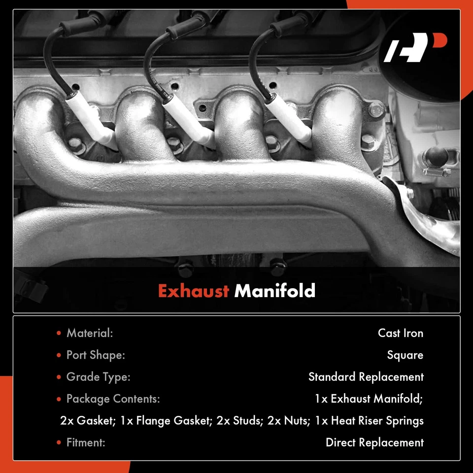 A-Premium Exhaust Manifold for Dodge Challenger Chrysler Town & Country Plymouth - Image 4 of 4