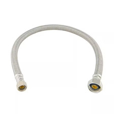 3/8 In. Compression X 1/2 In. FIP Braided Polymer Faucet Connector 20 In. Contra
