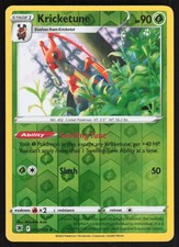 Kricketune Reverse Holo 010/189 LP SWSH10: Astral Radiance Pokemon Card