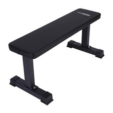 HolaHatha Marcy Steel Frame Foam Padded Flat Weight Training Bench Open Box 