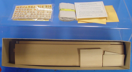 KIT VINTAGE COCHE CAJA VAJILLA MADERA MENASHA ESCALA RL O WALTHERS 3809 NOS | Condition: New