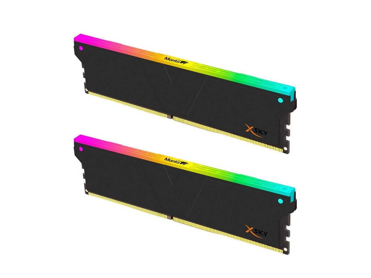 メモリー V-color rgb DDR56400 cl32 64GB (32GBx2) V-COLOR Manta XSky DDR5 32GB (2x16GB) 6400MHz CL32 1.4V SK Hynix
