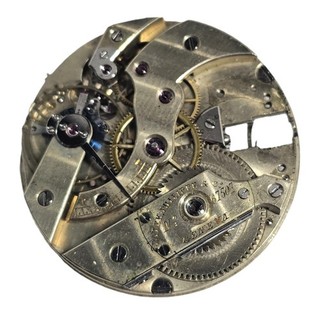 Patek Phillipe and Co 67507 Pocket Watch Movement Geneva For Parts As Is 39mm