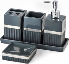 Ceramic Haven Elegance Collection | Set of Luxury Bathroom Accessories