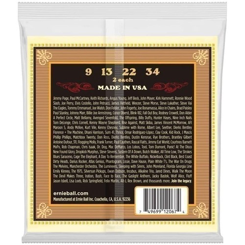 Mandolinensaiten Ernie Ball Erdholz Light Loop End 80/20 Bronze 2067 2er Pack - Bild 3 von 6