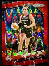 2025 Panini WNBA Prizm - Marina Mabrey #18 - Red Seismic Prizm /249