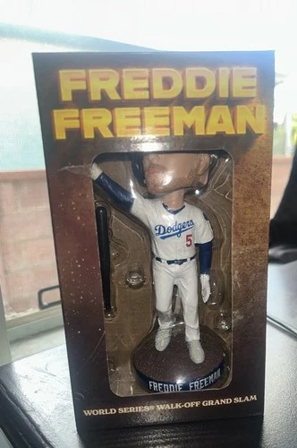 Dodgers Freddie Freeman MLB World Series Walk-Off Grand Slam Figure Blue White