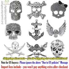 Vintage Skull Brooches Trendy Retro Halloween Arm Skeleton Brain Bone Hot Sale