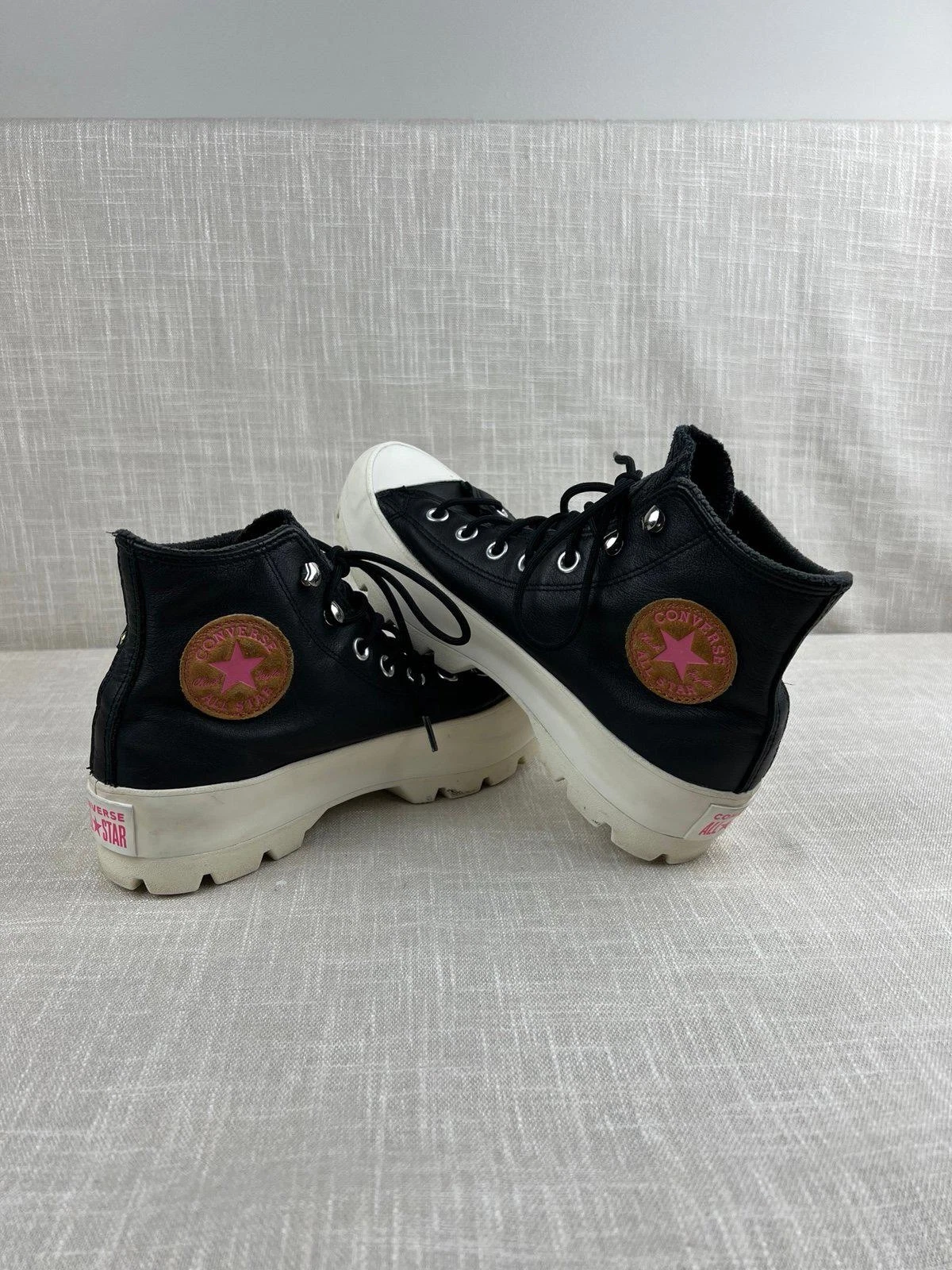 Sneakers alte Converse Chuck Taylor All Star nere da donna taglia 8