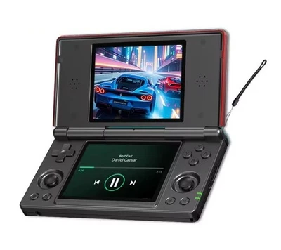 ANBERNIC Handheld-Spielkonsole RG-DS 4-Zoll Flip Dual-Touch WLAN-BT 128G-4K