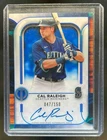 2022 Topps Tribute Cal Raleigh Auto Blue Rookie RC #47/150 Mariners