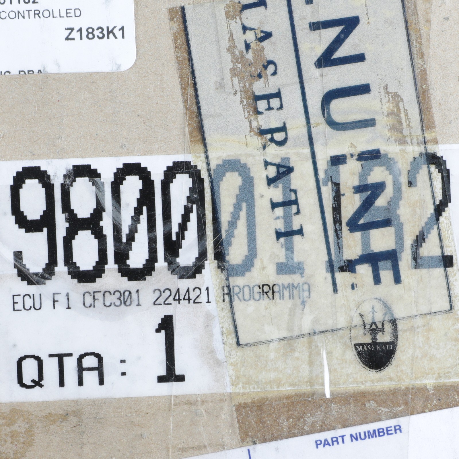Maserati Quattroporte 2005-2013 Transmission control module P/N 980001182