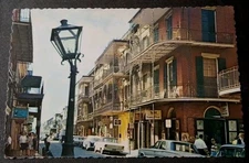 New Orleans, Louisiana ~ The French Quarter  ~ Vintage Unposted Postcard PC 
