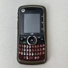 Motorola Clutch i465 Red Green Boost Mobile Smartphone No Sim for Parts As Is