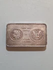 South East Refining 5oz Silver Vintage Morgan Dollar Bar 999+ fine silver 1980's