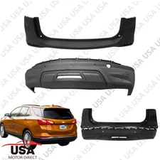 Rear Upper Lower Bumper Cover Primed Fits 2018-2020 Chevy Equinox L/LS/LT